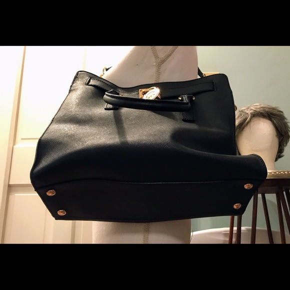Authentic Michael Kors Hamilton Satchel Leather! - Picture 6 of 16